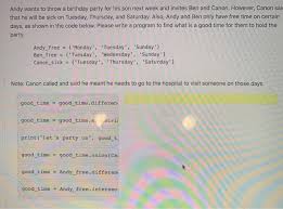 A basic program for a birthday party. Solved Andy Wants To Throw A Birthday Party For His Son N Chegg Com
