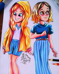 Max And Eleven Stranger Things Season 3 Fan Artwork This Beautiful Drawing Made By Artist Stranger Things Fanart Stranger Things Art Stranger Things Max