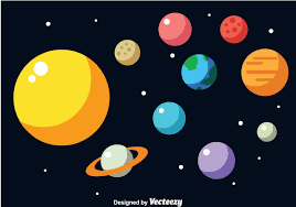 Solar System Vector Vector Art Design Planet Drawing Solar System Clipart