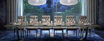 Whether you're looking for ornate, upholstered traditional chicago dining chairs or subdued, sleek dining chairs to accent your modern dining room table, the roomplace has what you're looking for in one of our locations chicago and indianapolis locations. New Elite Dining Room With Net Table Modum