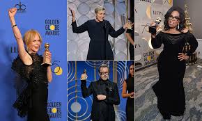 Stars across film and tv filled the beverly hilton in los angeles on sunday for the 75th golden globe awards. Golden Globes 2018 All The Highlights From Winners To Best Moments Hello
