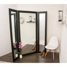 BrandtWorks Full Body Modern Black Trifold Mirror - On Sale - Bed Bath &  Beyond - 12418477
