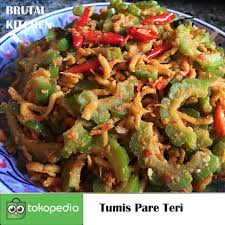 Vegetarian sehat organik vegan bebas susu rendah karbohidrat rendah gula. Jual Tumis Pare Teri Medan Pedas Kota Tangerang Selatan Brutal Food Tokopedia