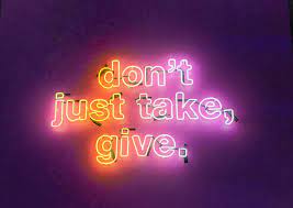 Giving Back Grateful Inspiration Neon Signs Grateful Giving Back