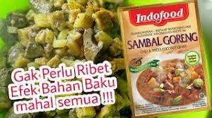 Ada kecap, sambal, minyak, dan perasa yang membuat mie pasca direbus akan terasa layaknya kita menggoreng mie sendiri. Sambal Goreng Ati Rempela Dengan Bumbu Instan Indofood Youtube