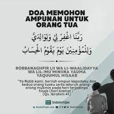 Doa Memohon Ampunan Untuk Ibu Bapa Zikir Selawat Doa Facebook