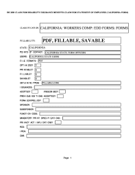 Check spelling or type a new query. California State Disability Forms Fill Online Printable Fillable Blank Pdffiller