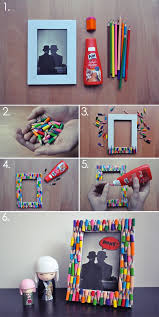 Diy Picture Frame Ideas For Baby Party Designs Pallet For Photo Booth Paper For Teens Dad Popsicle St Picture Frame Crafts Diy Picture Frames Diy Frame