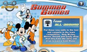 Mickey, donald, goofy, daisy and pluto are underway. Mickey Mouse Disney Summer Games Disney Games Com