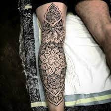 Mandala Tattoo Disenos Originales Y Llenos De Significado Leg Tattoos Geometric Tattoo Leg Tattoos