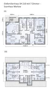 Grundriss Einfamilienhaus Rechteckig Mit Satteldach Architektur Galerie 7 Zimmer 210 Qm Erdgeschoss Kuc Scanhaus Grundriss Einfamilienhaus Haus Grundriss