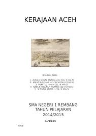 Belanda mengumumkan perang terhadap kesultanan aceh, 26 maret 1873. Doc Makalah Kerajaan Aceh Hasri Rahmah Academia Edu