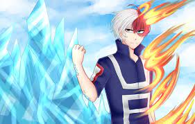 But he continues to pursue his dream of becoming a superhero, like the legendary. Wallpaper Fire Ice Guy My Hero Academia Boku No Hero Academy Todoroki Shoto My Hero Academy Images For Desktop Section Syonen Download
