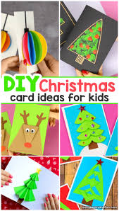 What's christmas without santa's reindeer? Diy Homemade Christmas Card Ideas Easy Peasy And Fun