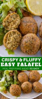 Classic Falafel Made With Dried Chickpeas And Tahini This Traditional Falafel Is Exactly What You S Have At Falafel Recipe Greek Recipes Meditteranean Recipes