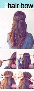 Quick And Easy Hairstyles For Straight Hair The Tidy Hair Bow Popular Haircuts And Simple Step By Step Tutorials A Hair Styles Long Hair Styles Hair Beauty