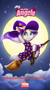 My Talking Angela V2 7 0 58 Mod Apk Unlimited Coins And Diamonds Latest Android Games Mod Apk 2016 2017 My Talking Tom Cute Cartoon Girl Funny Tom