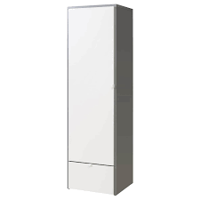 Visthus Armoire Penderie Gris Blanc 63x59x216 Cm Ikea Armoire Penderie Ikea Armoire Penderie Penderie