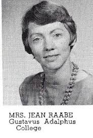 We've just learned of the death of Wakefield Home Economics teacher Jean  Raabe. Mrs. Raabe taught at Wakefield for 25 years. Part of her obituary  says “Jean loved teaching and her students