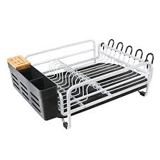 Maybe you would like to learn more about one of these? Kingrack Aluminum Dish Drying Rack Large Dish Rack And Drain Board Set Kitchen Dish Rack Walmart Com Walmart Com