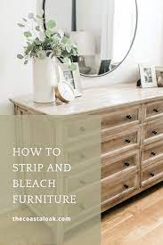 This is a positive trend for sure! How To Strip And Bleach Furniture To Obtain A Raw Wood Finish This Tutorial Uses Citristr In 2021 Bedroom Furniture Makeover Oak Bedroom Furniture Stripping Furniture