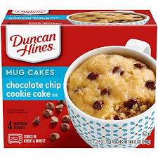 In a large bowl using beat together the butter, eggs and chocolate cake mix. Duncan Hines Perfect Size For 1 Cake Mix Ready In About A Minute Chocolate Chip Cookie 4 Individual Pouches 2 8 Ounce Pack Of 4 Buy Online In Fiji At Fiji Desertcart Com Productid 125110637