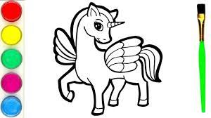 Aneka gambar mewarnai mewarnai gambar unicorn gambar mewarnai. How To Draw And Color Unicorn Horse Mewarnai Kuda Unicorn Melukis Dan Mewarnai Kuda Unicorn Youtube