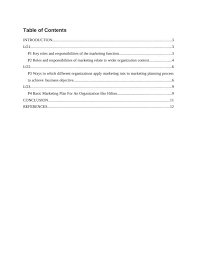 Key Roles And Responsibilities Of The Marketing Function