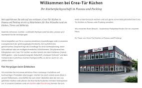 Als musterhaus küchen fachgeschäft an beiden standorten können wir ihnen die ganze kompetenz bei der küchenplanung, der beratung, finanzierung, montage und mehr bieten. Crea Tur Kuchen Zentrum Passau Gmbh Photos Facebook