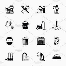 Sanitation And Health Icons Set Health Icon Icon Set Icon