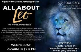 Maybe you would like to learn more about one of these? Astro Series All About Leo Soul Care Urbana Il August 18 2021