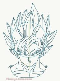 Saiyan and dragon ball z ii: How To Draw Super Saiyan Goku From Dragon Ball Mangajam Com