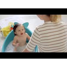 •unswaddle the baby and leave the 'bitty blanket' in the tub. Skip Hop Moby Smart Sling 3 Stage Tub Gray Clement