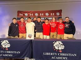 Congratulations to our athletes who signed with their future universities!  Hannah Schmincke- University of Lynchburg (track & field) Braden Weaver-  Liberty University (baseball) Danny DeMoss- Cedarville University  (baseball) Emmy Stout- Liberty ...