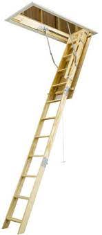 Keller 10 Wood Attic Ladder Type I At Menards Simple Storage Attic Ladder Ladder