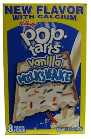 vanilla milkshake pop tarts