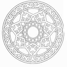 Download and print these geometric mandala coloring pages for free. Geometric Mandala Coloring Pages Coloring4free Coloring4free Com