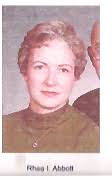 Rhea Isabelle Chamberlin Abbott (1929-2006)
