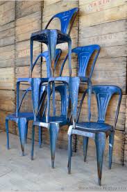 Chaise De Bistrot Multipl S Joseph Mathieu Tolix Industrielle Mobilier Industriel Lyon Blue Chair Metal Chairs Beach Chair Umbrella