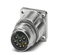 Phoenix Contact Circular Connector, 17 Contacts, Front, Front, M17  Connector, Plug, Male, IP67, ST Series