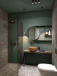 White trim and wall paneling provide crisp contrast. 1001 Ideas For Beautiful Bathroom Designs For Small Spaces
