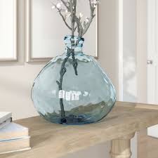 Balloon Table Vase Table Vases Blue Glass Vase Recycled Glass Vases