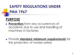 Siti hamidah binti mahbud030480mbbs year 4 unisza 12. 1 Safety Regulations Under The Factories And Machinery Act Ppt Download