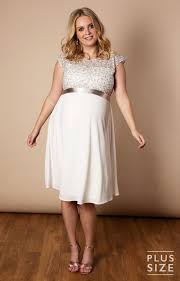 Mia Plus Size Maternity Dress Ivory Maternity Wedding Dresses Evening Wear And Party Clothes By Tiffany Rose Plus Size Maternity Dresses Maternity Dresses Pregnant Wedding Dress