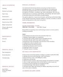 You also want to include a section devoted to your certifications—a resume aspect unique but indispensable to the teaching field. 8 Teaching Fresher Resume Templates Pdf Doc Free Premium Templates