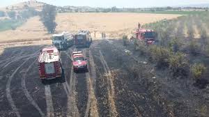 İzmir'in foça ilçesi bağarası mahallesi'nde bulunan bir tarlada nedeni bilinmeyen bir sebepten dolayı yangın çıktı. Izmir De Buyuk Yangin Son Dakika Haberleri
