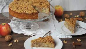 „rheinischer dinkelkuchen mit apfel und quark Apfel Dinkel Kuchen Mit Zimtstreuseln Loui Bakery
