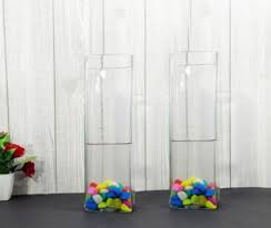 Adorn your entire home in festive decor and invite everyone over. Faacraft Glass Big Square Plane Vases Home Decorative Flower Vases For Home Decor Side Corners Living Room Dining Room Center Table Bedroom Centerpiece Set Of 2 Glass Vase Price In India