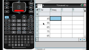Ti Nspire Calculating Mean And Standard Deviation Of Grouped Data Youtube