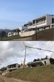 4 Maisons Haut De Gamme A Toit Plat Du Cote De Lyon En 2020 Maisons Contemporaines Maison Toit Plat Maison Haute